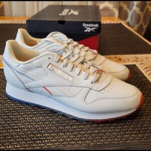 Reebok Popsicle Firecracker White Classic Leather Mens Size 11 Brand New